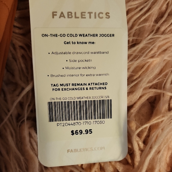 Fabletics Rust Active Leggings - Picture 2 of 2